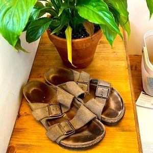 Suede Birkenstocks